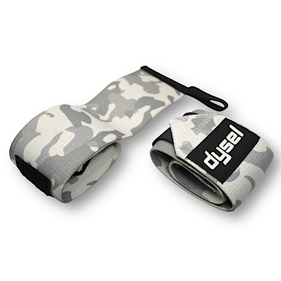 Dysel 13mm Lever Belt - White Camo With Gold Lever